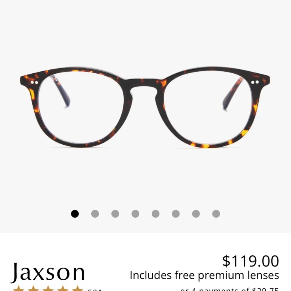 DIFF eyewear jaxson blue light glasses
